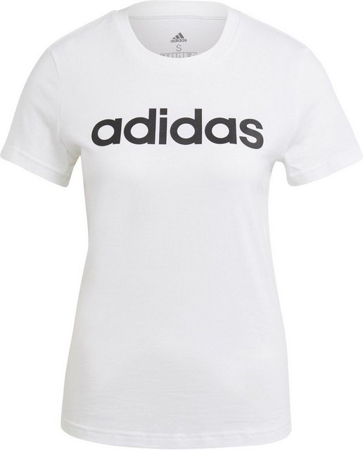 adidas Performance T-Shirt W LIN T WHITE/BLACK günstig online kaufen