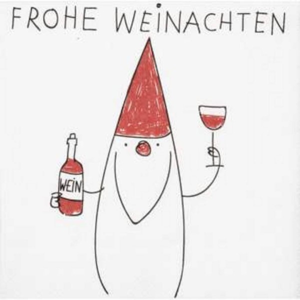 Cocktailserviette 25x25 cm Frohe Weihnachten Santa günstig online kaufen