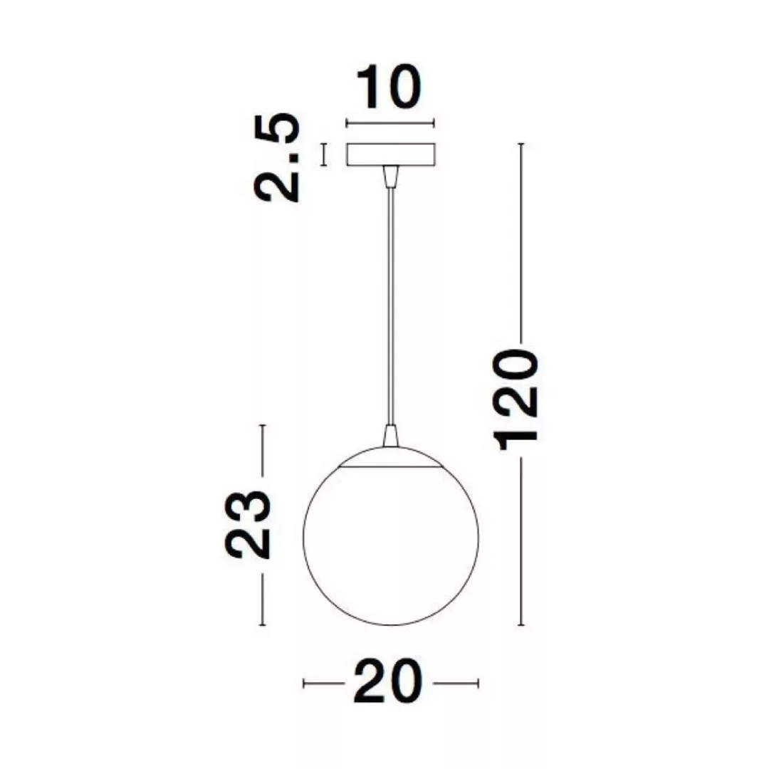 Pendelleuchte Lazione in Rauchglas und Chrom E27 200mm günstig online kaufen