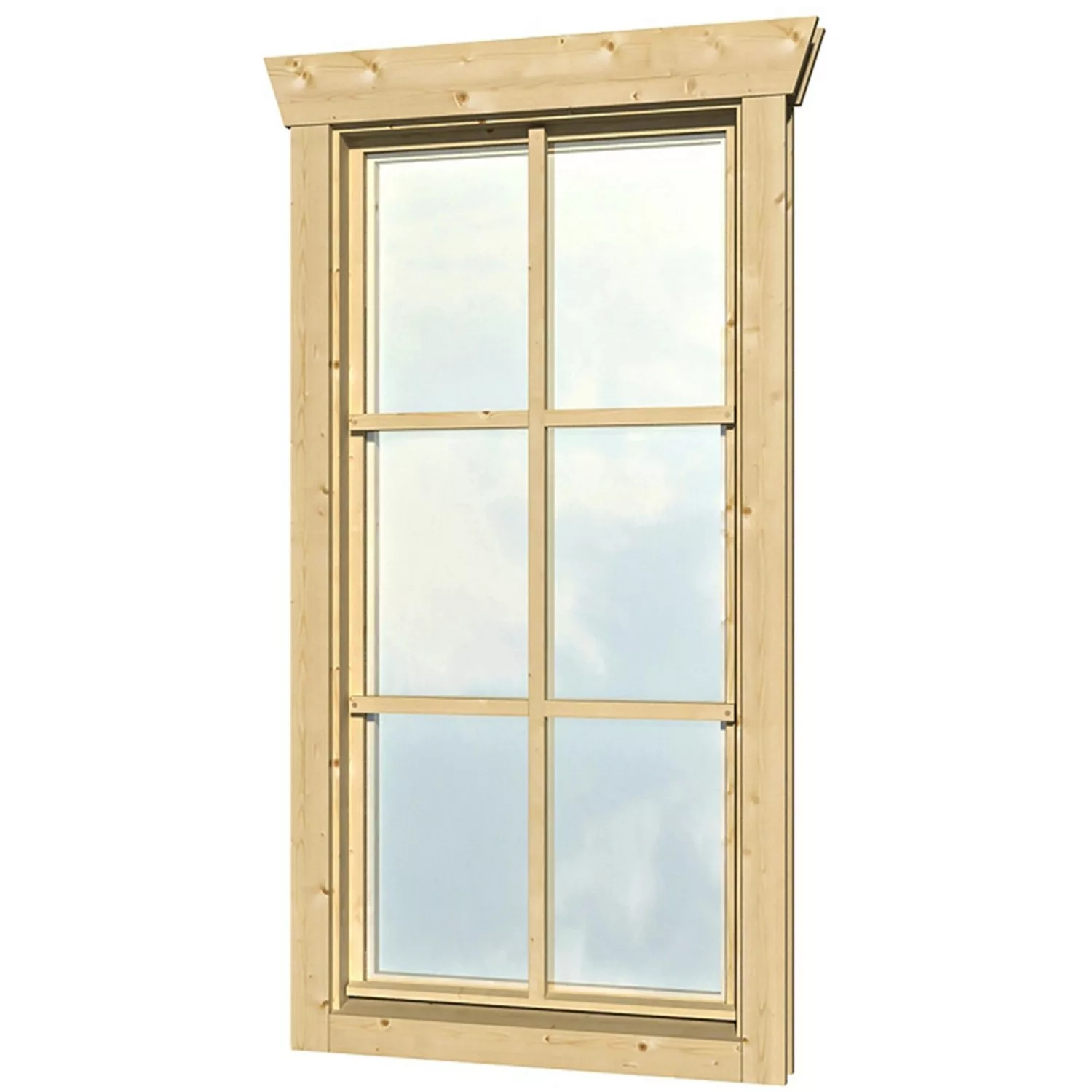 Skan Holz Einzelfenster BxH 57,5 x 123,5 cm Anschlag rechts für 28 mm Häuse günstig online kaufen