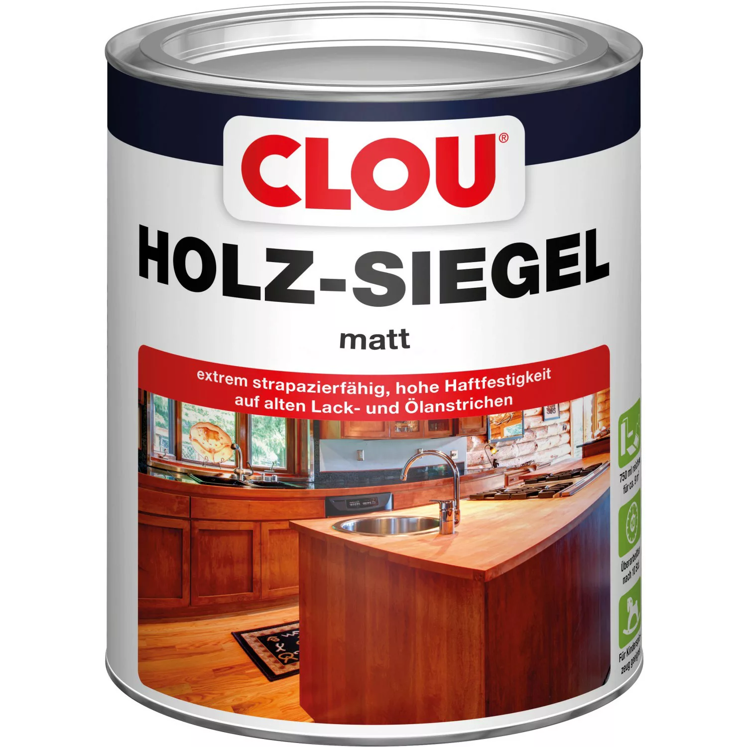 Clou Holz-Siegel EL Transparent matt 750 ml günstig online kaufen