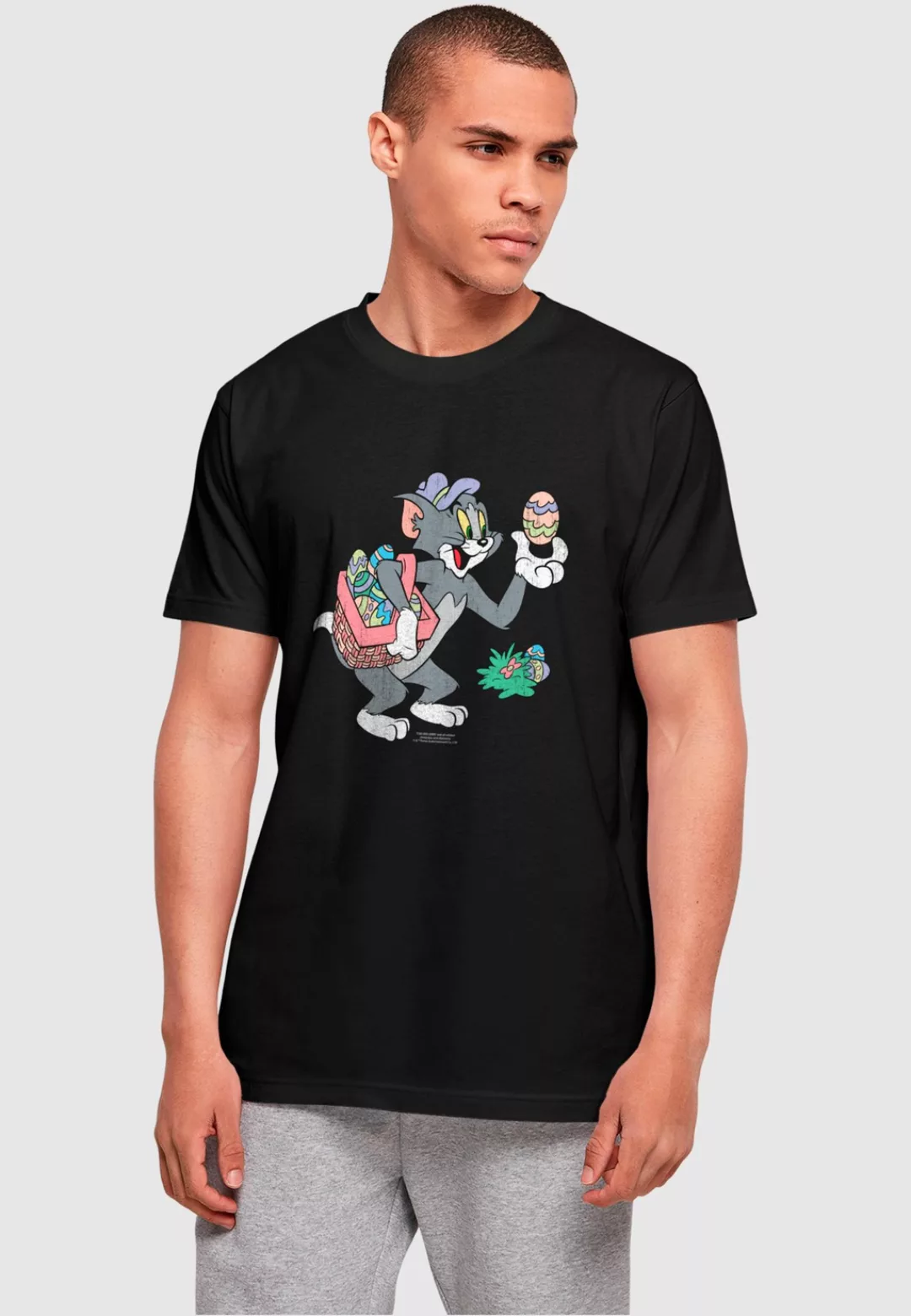 ABSOLUTE CULT T-Shirt "ABSOLUTE CULT Herren Tom and Jerry - Tom Egg Hunt T- günstig online kaufen