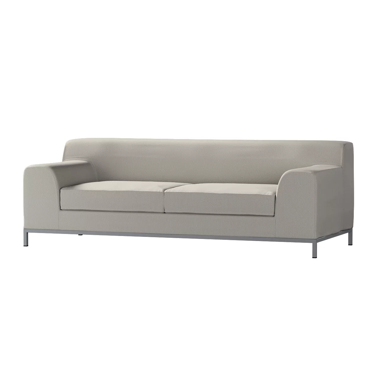 Bezug für Kramfors 3-Sitzer Sofa, grau, Sofahusse, Kramfors 3-Sitzer, Livin günstig online kaufen