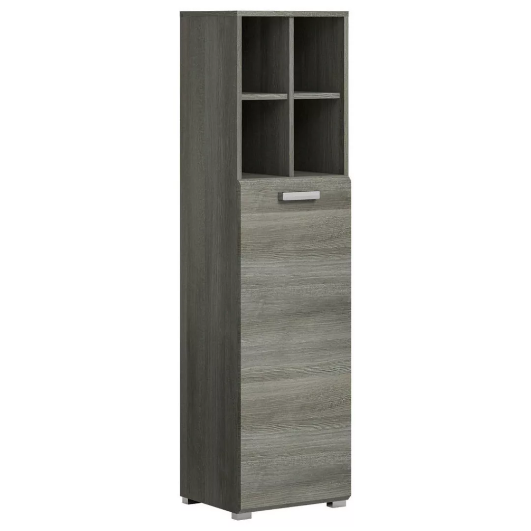 xonox.home Hochschrank in Rauchsilber - 40x146x33cm (BxHxT) günstig online kaufen