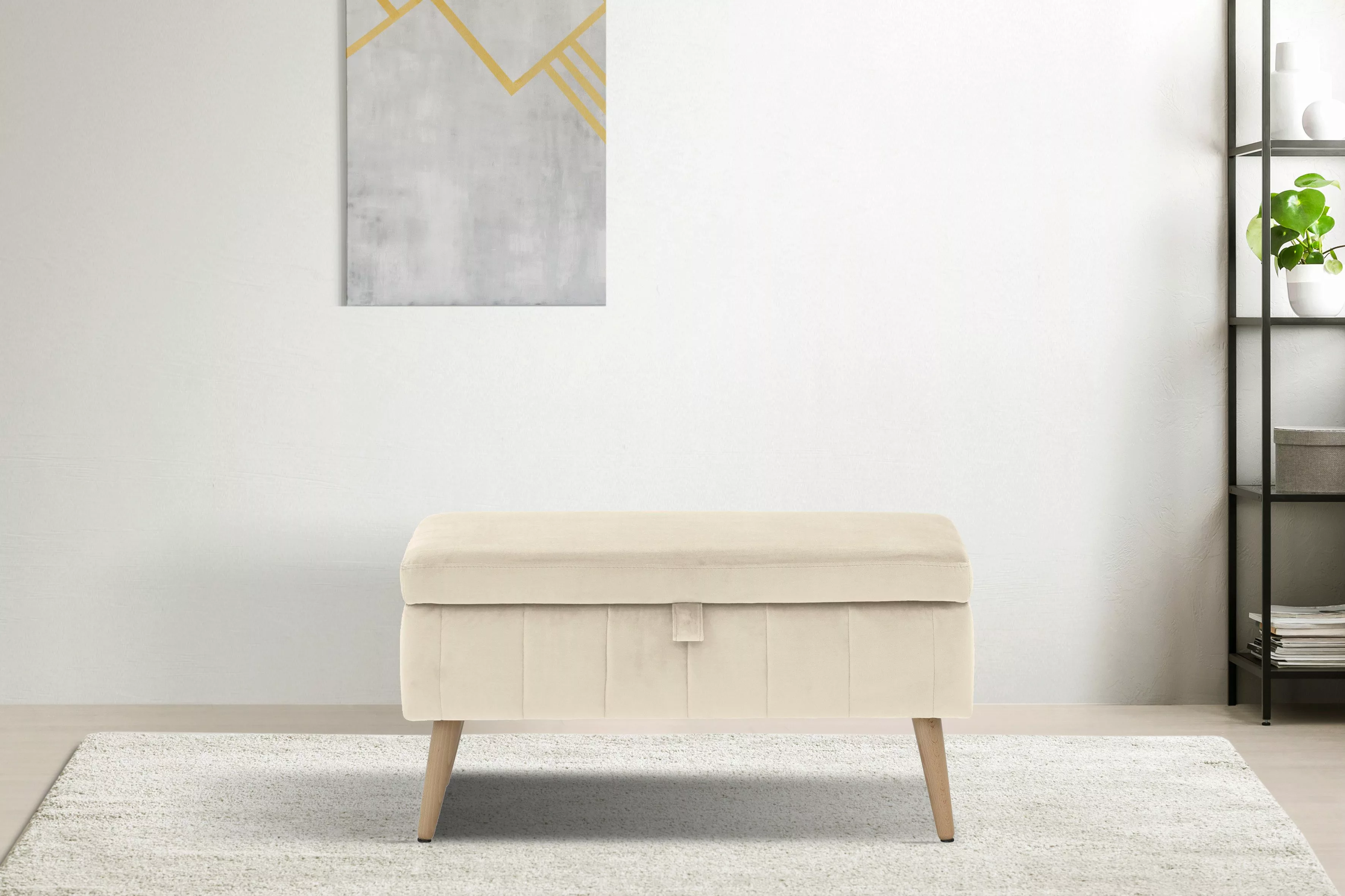 INOSIGN Truhenbank "AMIRA Sitzbank mit Stauraum, Maße B/T/H: 81/36/43 cm", günstig online kaufen