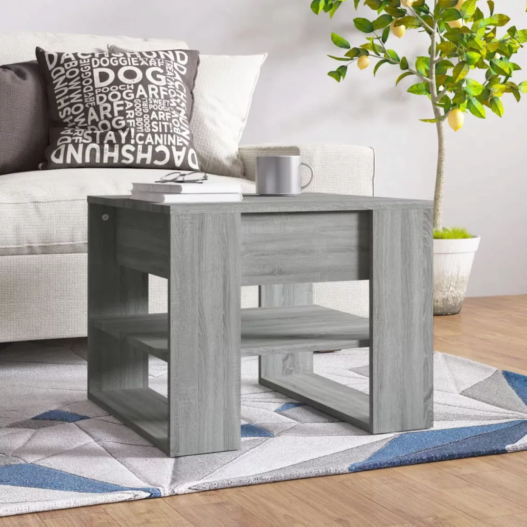 Vidaxl Couchtisch Grau Sonoma 55,5x55x45 Cm Holzwerkstoff günstig online kaufen