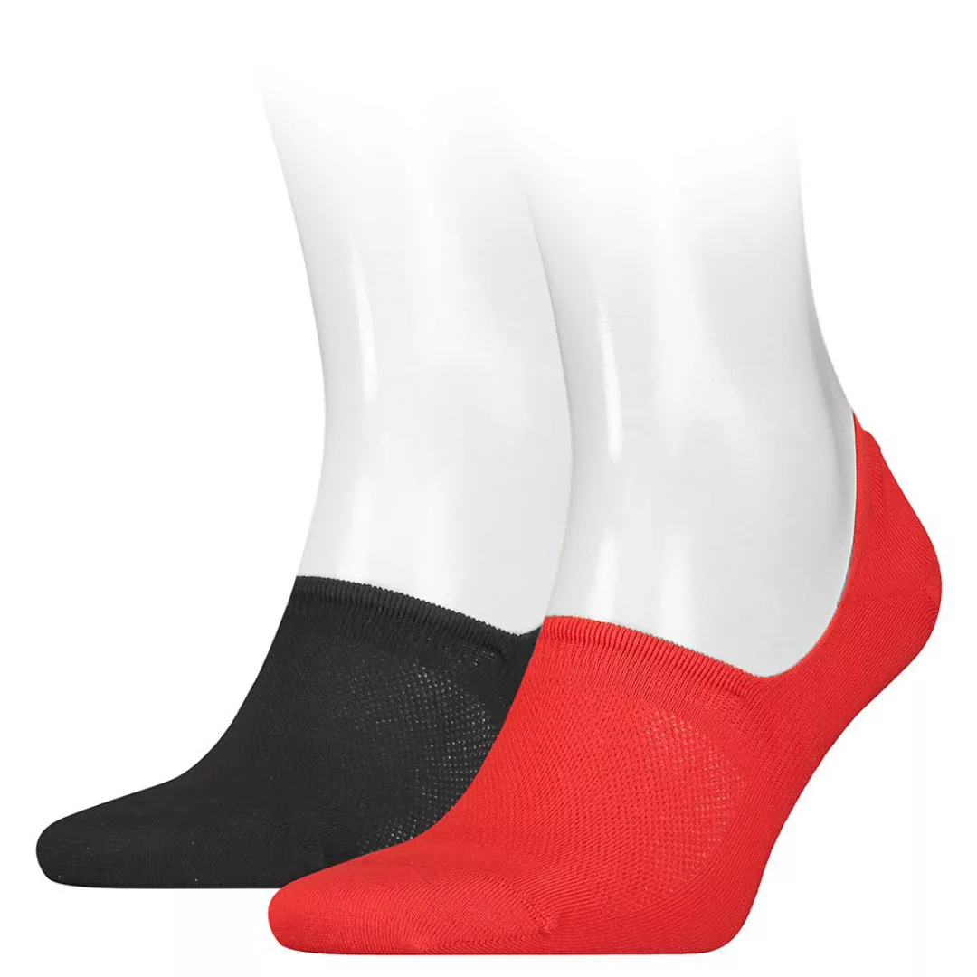 Calvin Klein Footie High Cut Socken 2 Paare EU 43-46 Red günstig online kaufen