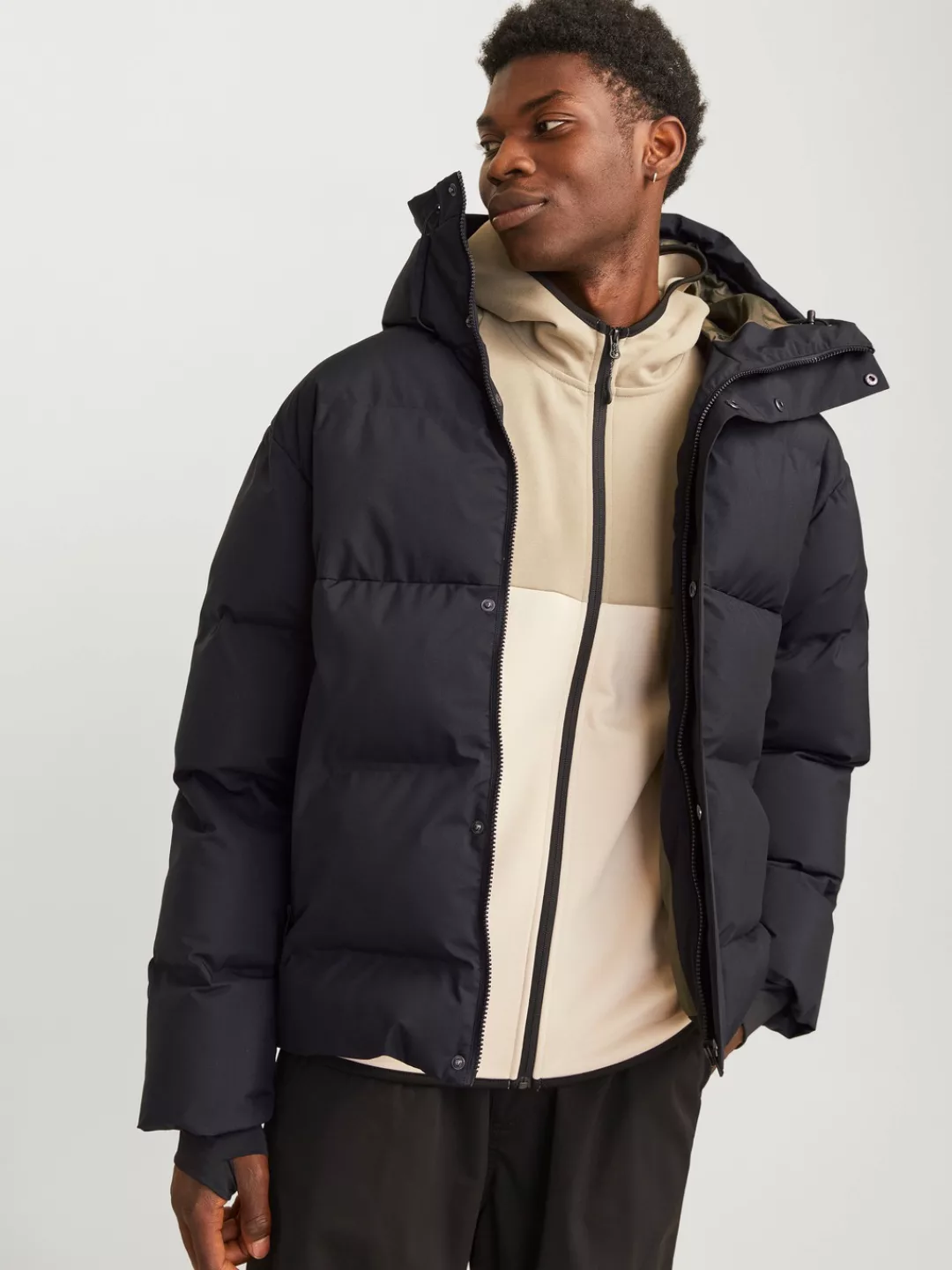 Jack & Jones Steppjacke "JCOALPHA PUFFER SN", mit Kapuze günstig online kaufen