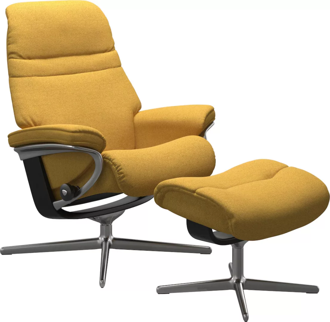 Stressless Fußhocker "Sunrise", mit Cross Base, Größe S, M & L, Holzakzent günstig online kaufen