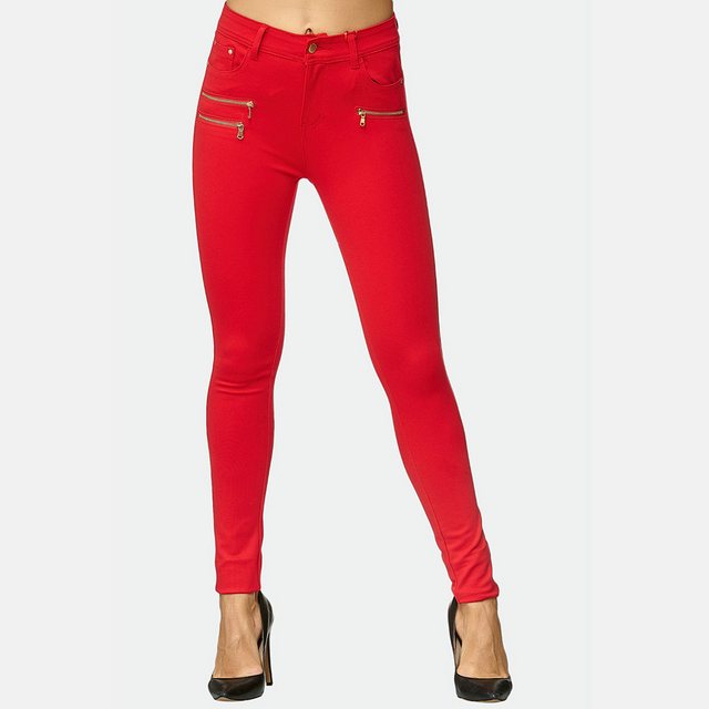 Elara Jeggings Elara Damen Stretch Hose Skinny Fit Jegging (1-tlg) günstig online kaufen