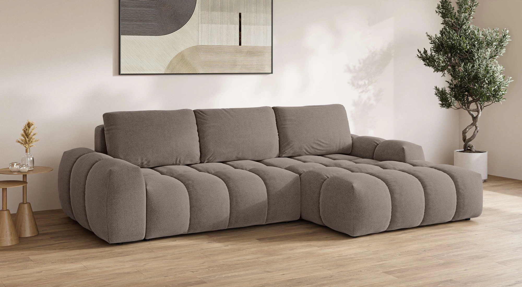 INOSIGN Ecksofa "AZITA klein optionale Schlafsofa mit Bettkasten, B/T/H: 27 günstig online kaufen