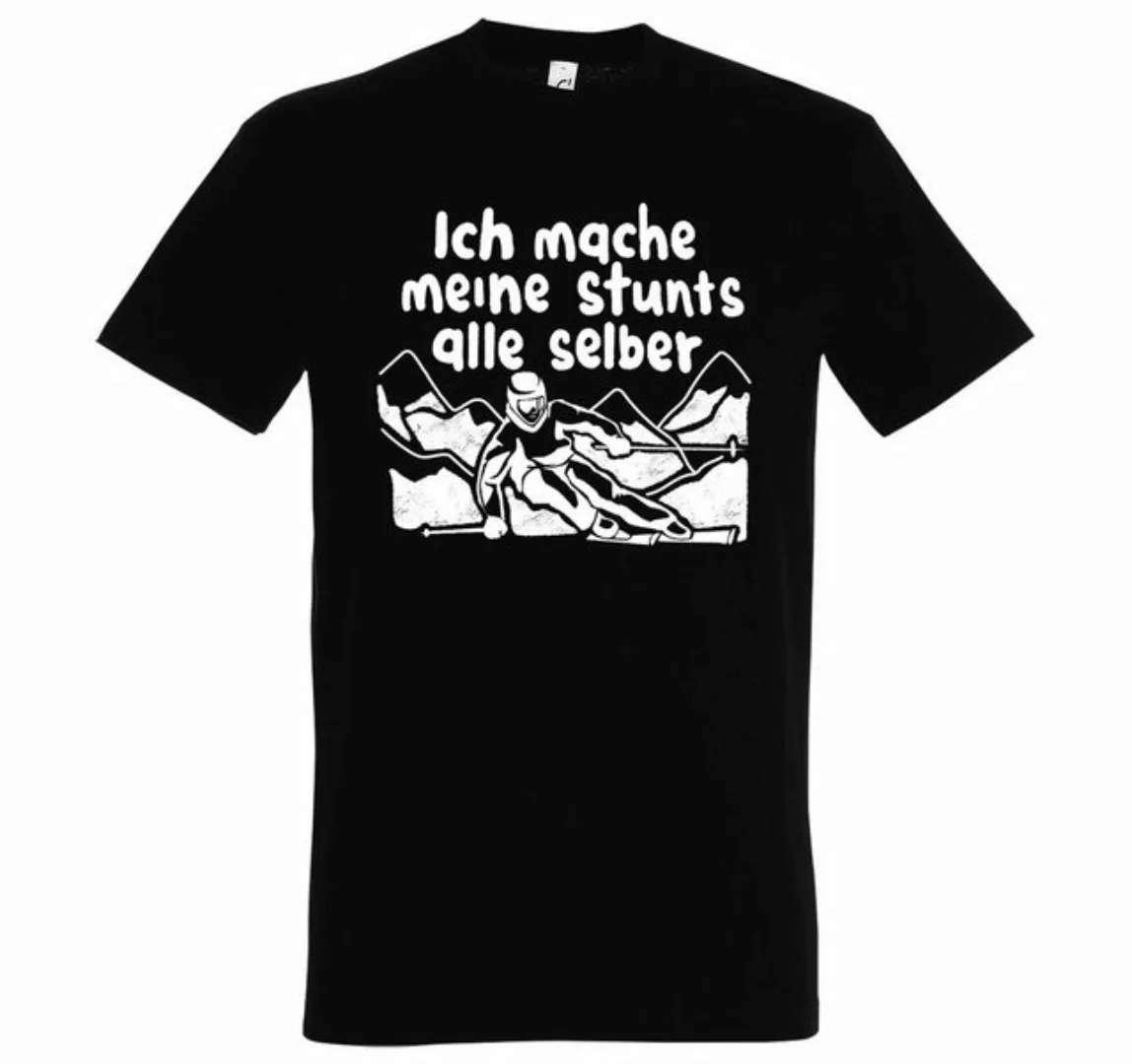 Youth Designz T-Shirt Ich Mache Meine Stunts Alle Selber Herren Shirt mit t günstig online kaufen