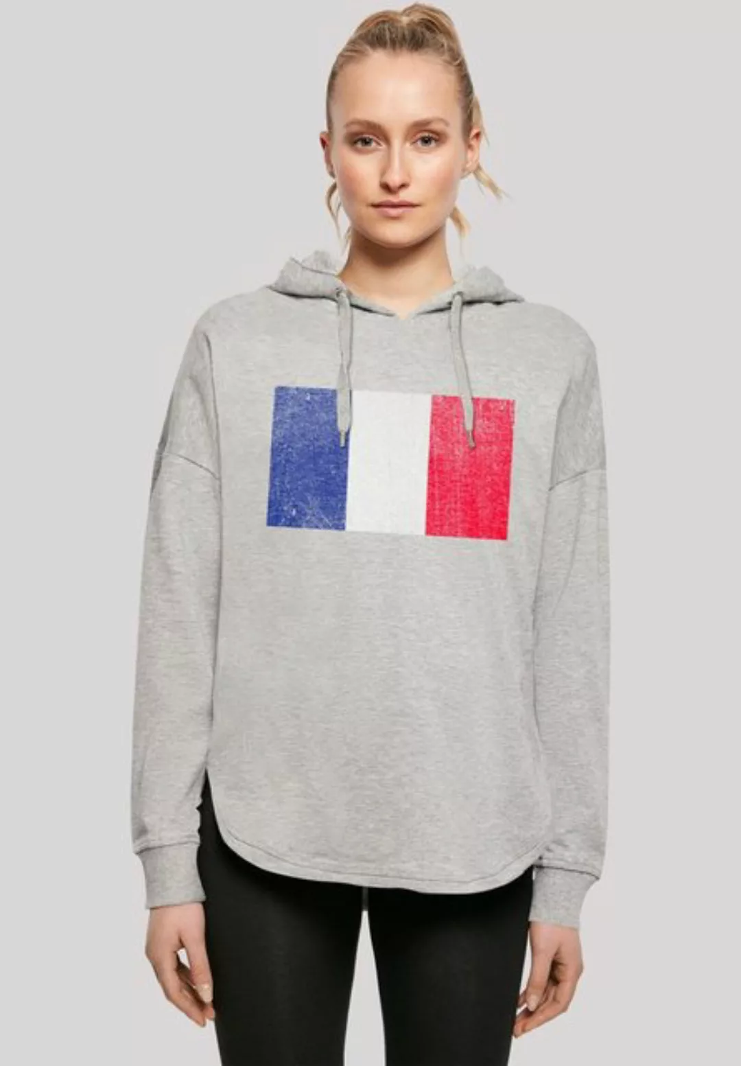 F4NT4STIC Kapuzenpullover "France Frankreich Flagge distressed", Print günstig online kaufen