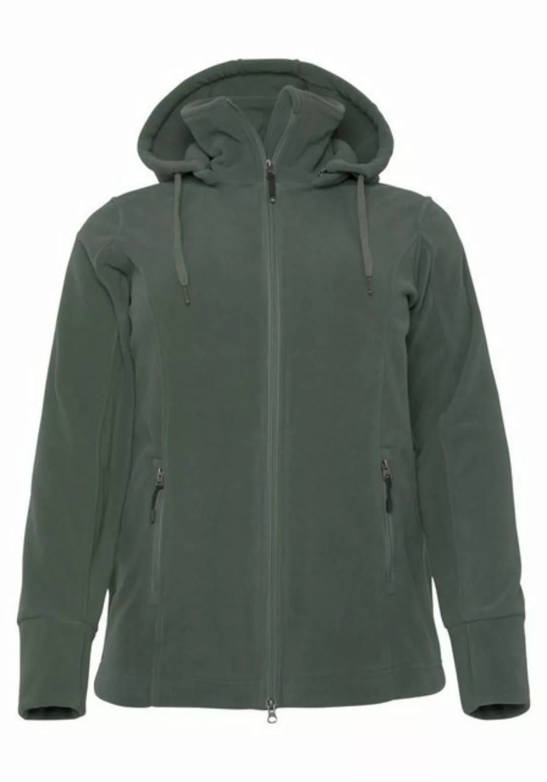 Polarino Fleecejacke für kalte Tage, aus Fleece, sportlicher Stil, atmungsa günstig online kaufen