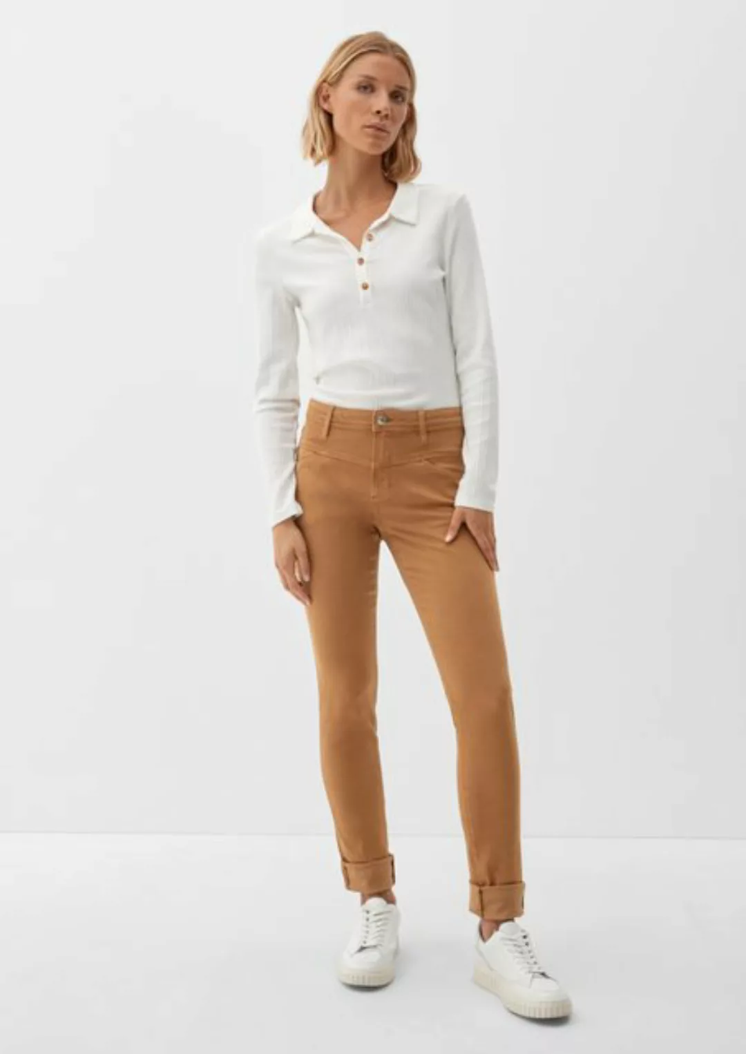 s.Oliver 5-Pocket-Jeans Ankle-Jeans Betsy / Slim Fit / High Rise / Slim Leg günstig online kaufen