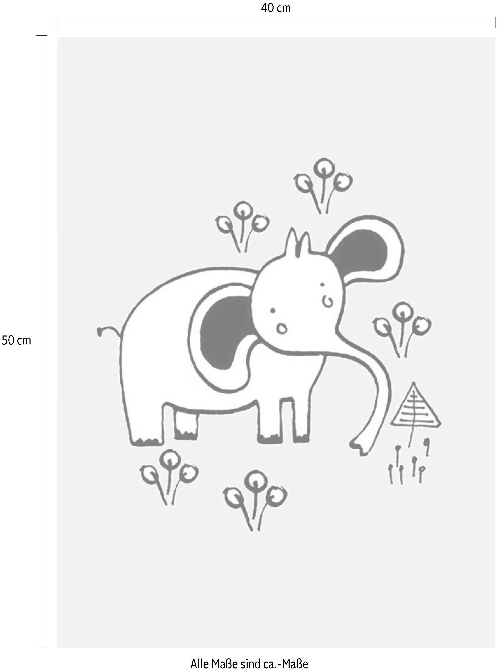 Komar Poster "Scribble Elephant", Tiere, (1 St.) günstig online kaufen