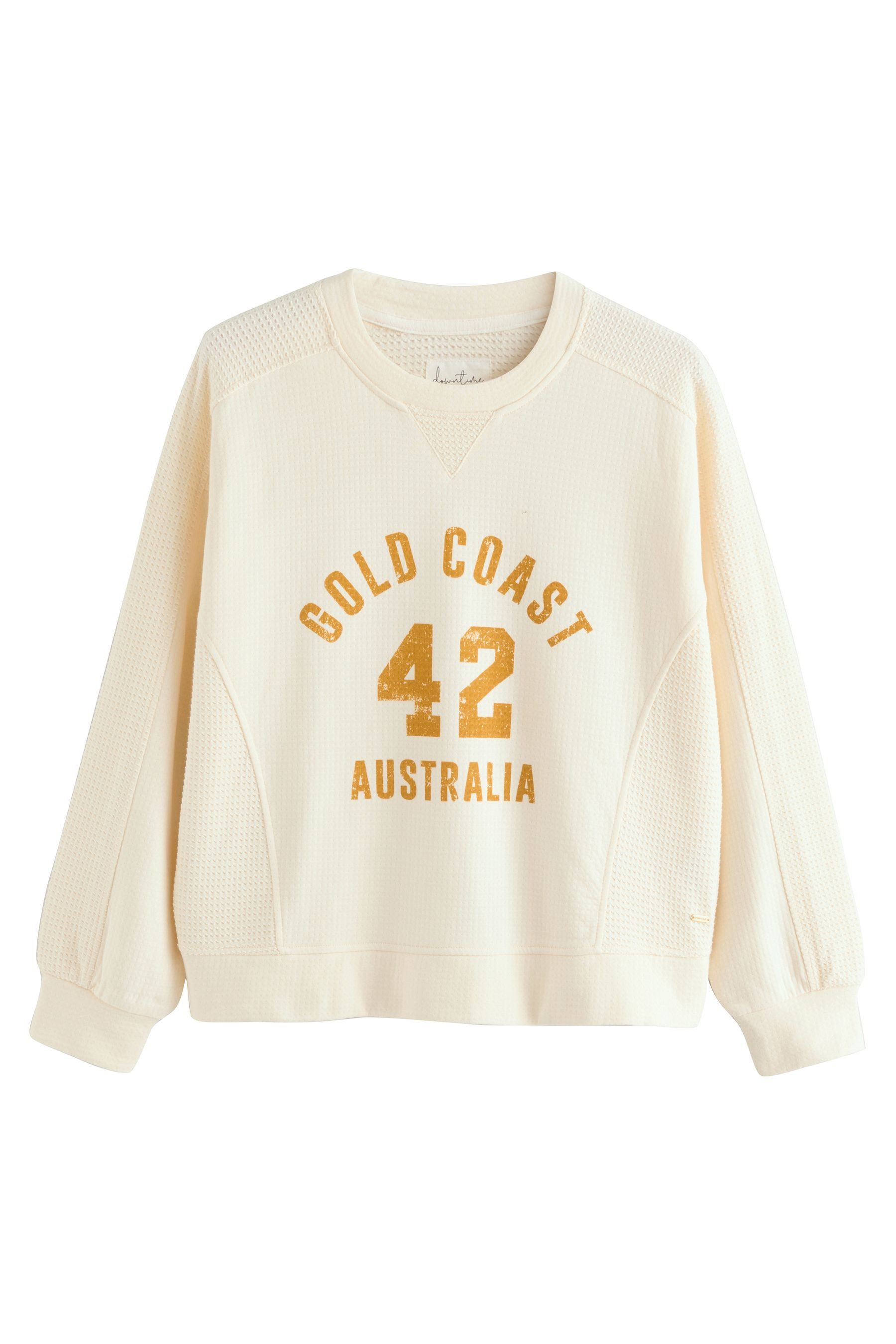 Next Sweater Sweatshirt mit Waffelstruktur aus günstig online kaufen