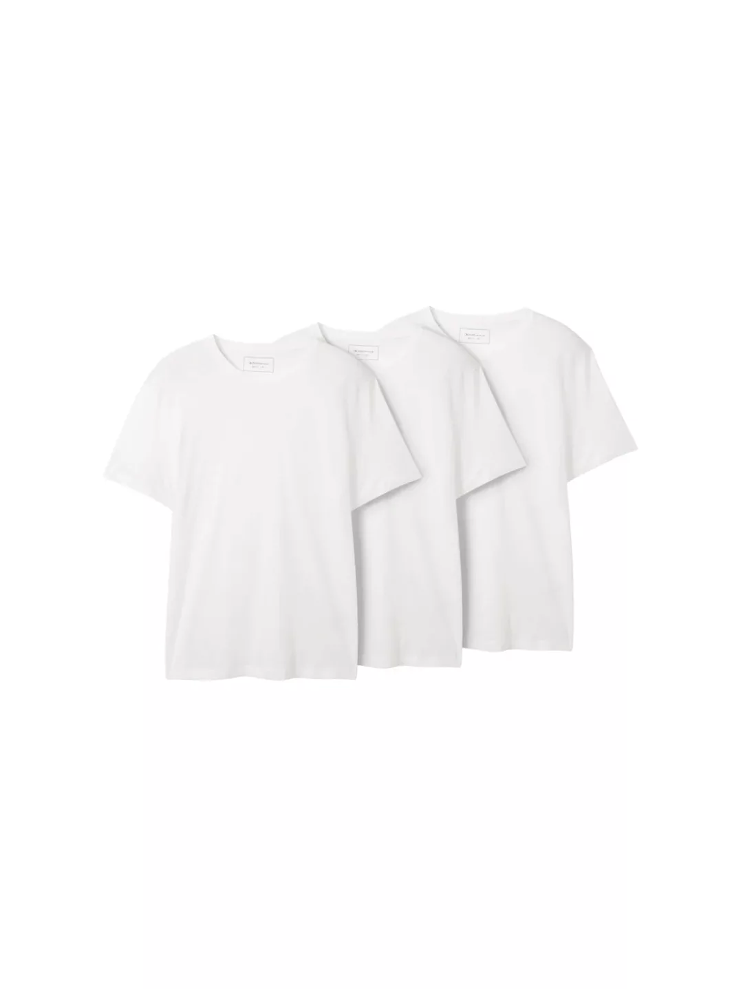 TOM TAILOR Denim T-Shirt, (Packung, 3 tlg.) günstig online kaufen