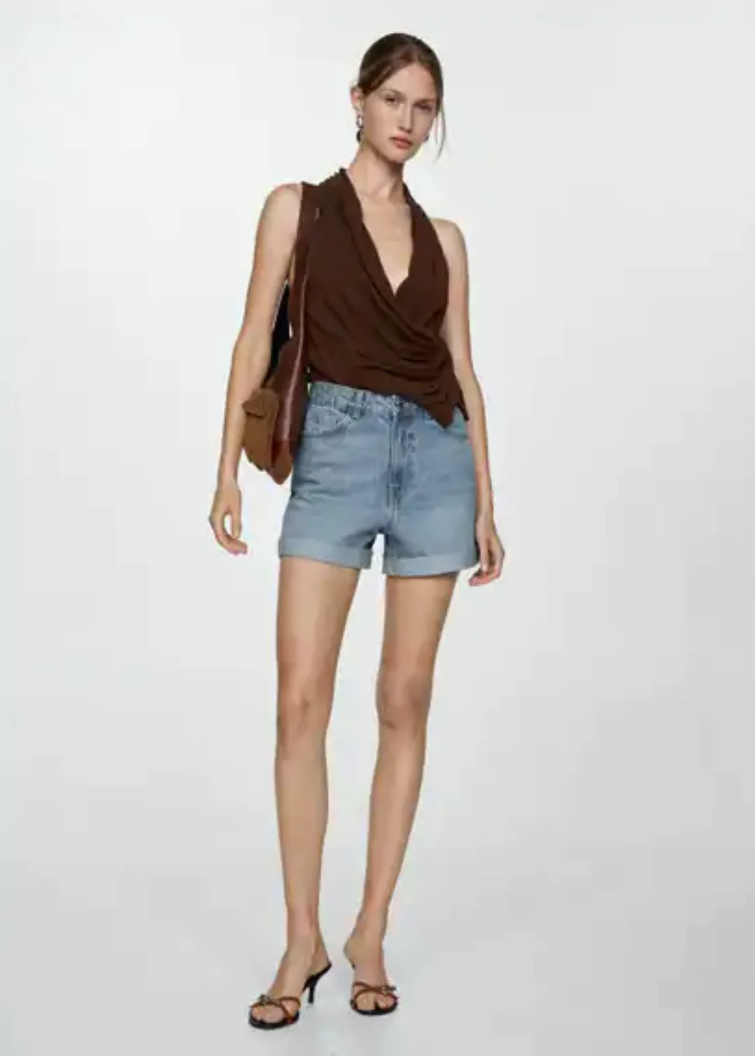 Mom Fit-Jeans-Shorts günstig online kaufen