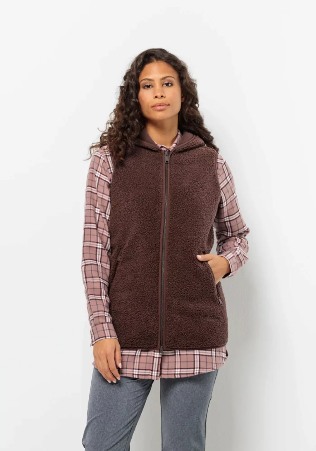 Jack Wolfskin Fleeceweste "HIGH CURL LONG VEST W" günstig online kaufen