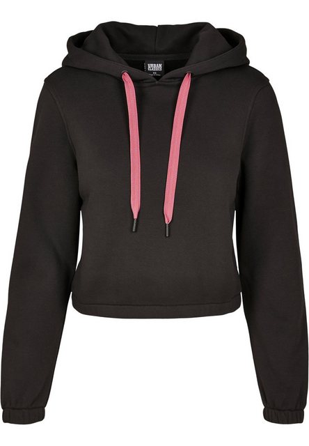 URBAN CLASSICS Rundhalspullover Urban Classics Damen Ladies Contrast Drawst günstig online kaufen