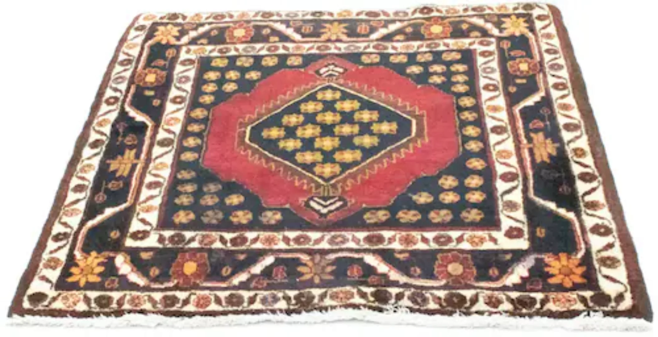 morgenland Wollteppich »Hamadan Teppich handgeknüpft rot«, quadratisch günstig online kaufen