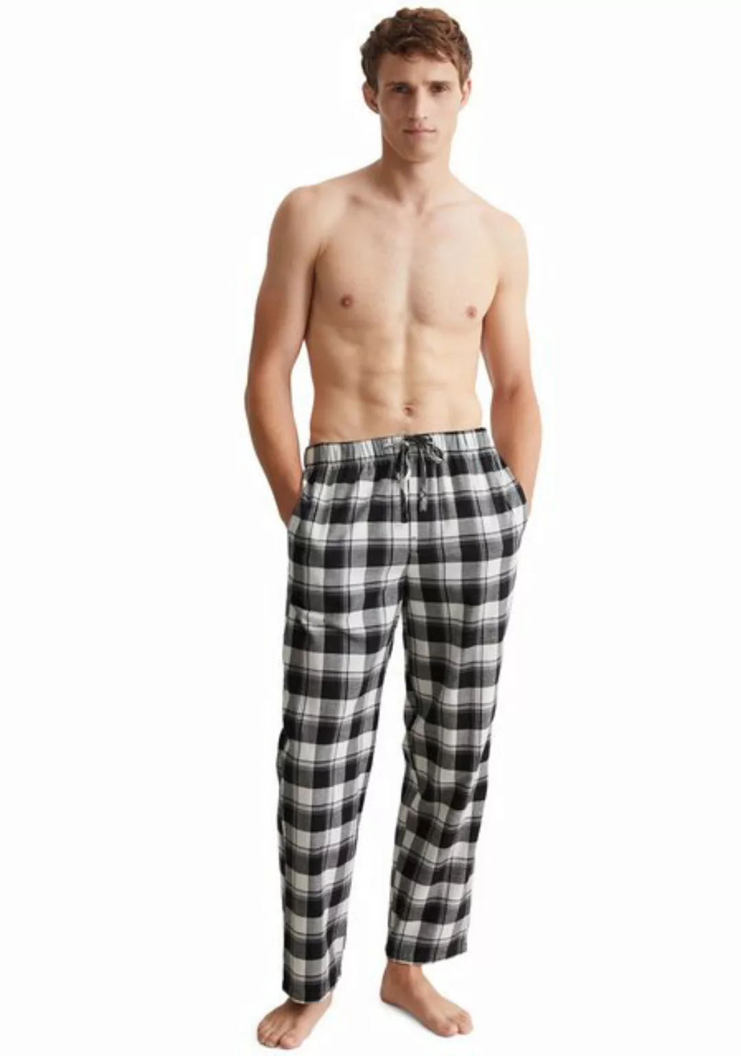 Marc O'Polo Pyjamahose mit Bindeband und Eingriffstaschen günstig online kaufen