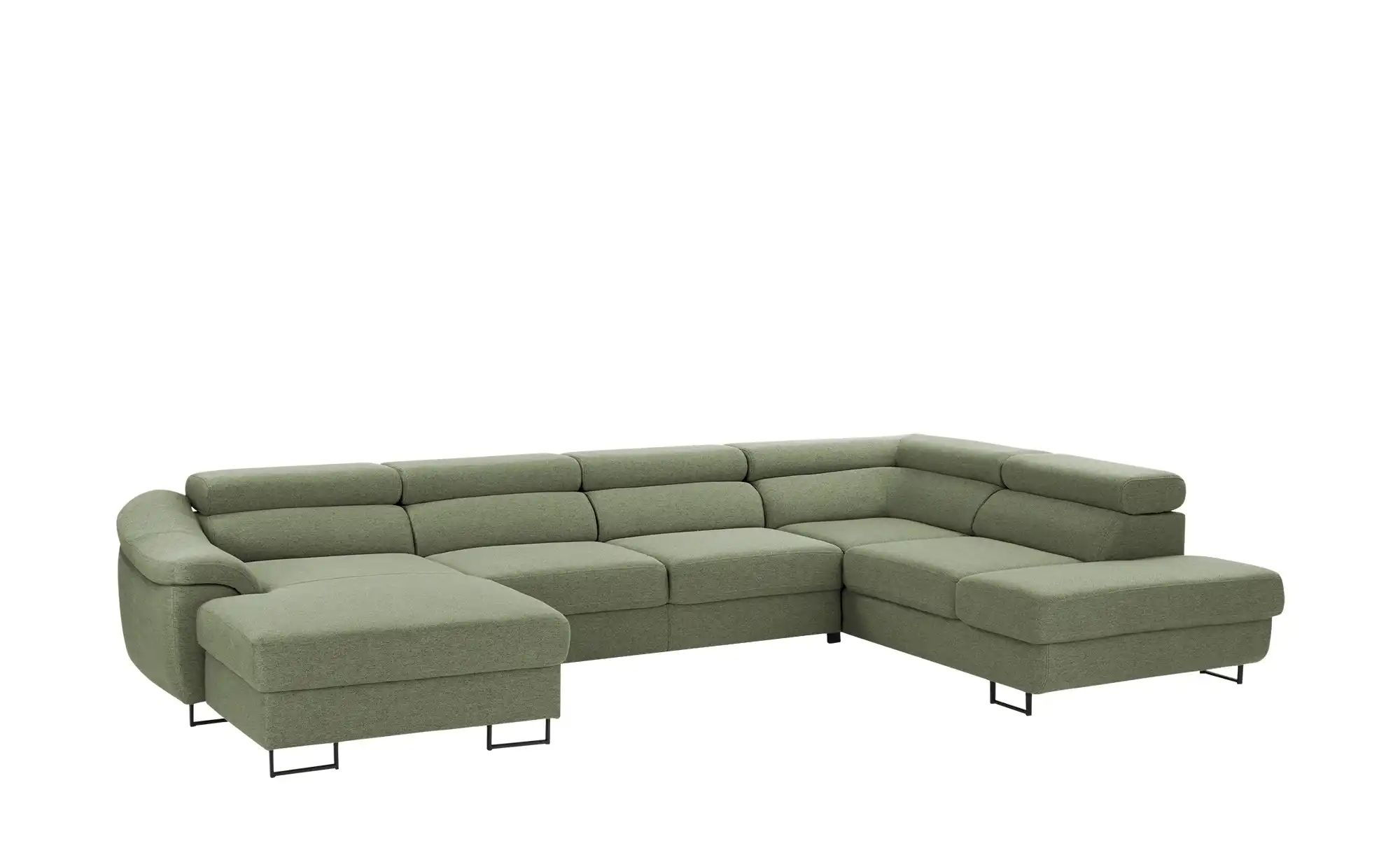 switch Ecksofa  Lavos ¦ grün ¦ Maße (cm): B: 346 H: 85 T: 221.0 Polstermöbe günstig online kaufen