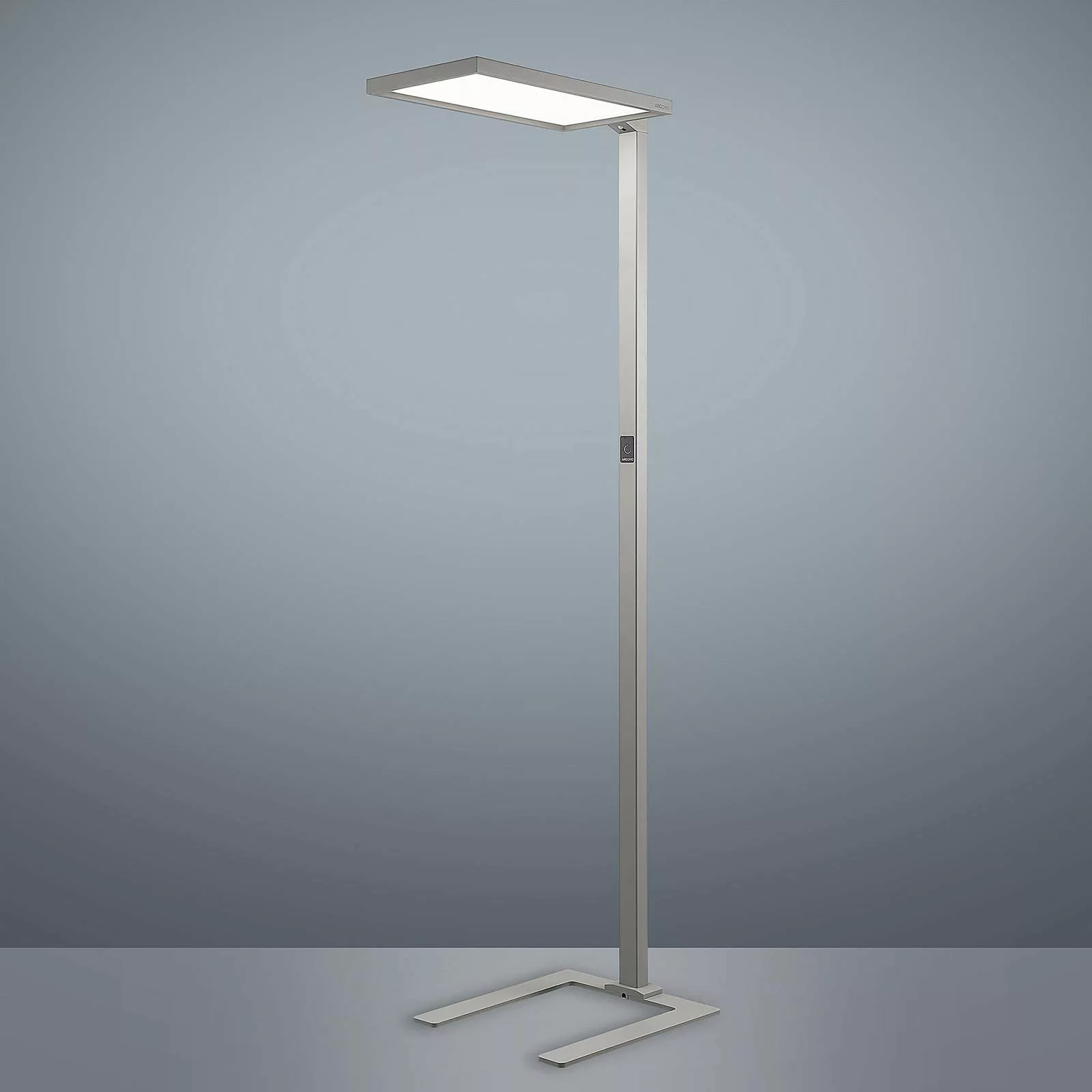 Arcchio Nelus LED-Stehlampe, silber, BWM, Sensor günstig online kaufen