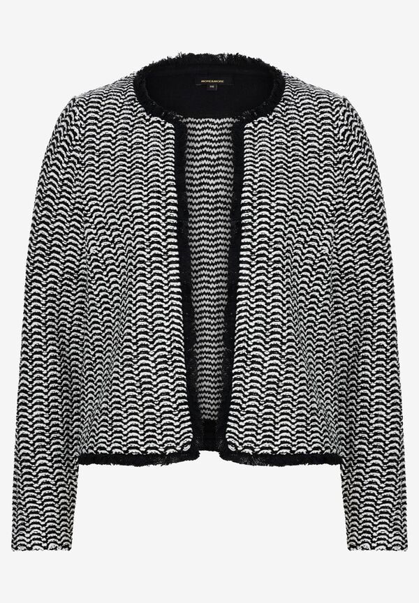 Cardigan, schwarz/weiß Muster, Frühjahrs-Kollektion günstig online kaufen