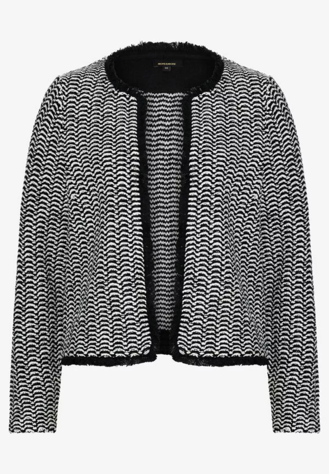 Cardigan, schwarz/weiß Muster, Frühjahrs-Kollektion günstig online kaufen