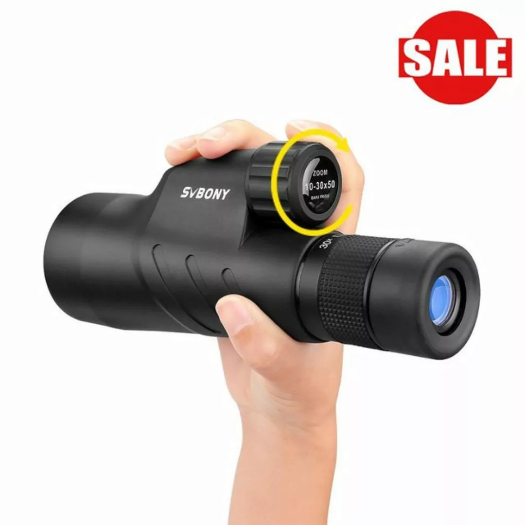 SVBONY SV45 Zoom Monokular 10-30x50mm HD Wasserdichtes Monokular (IPX7 wass günstig online kaufen