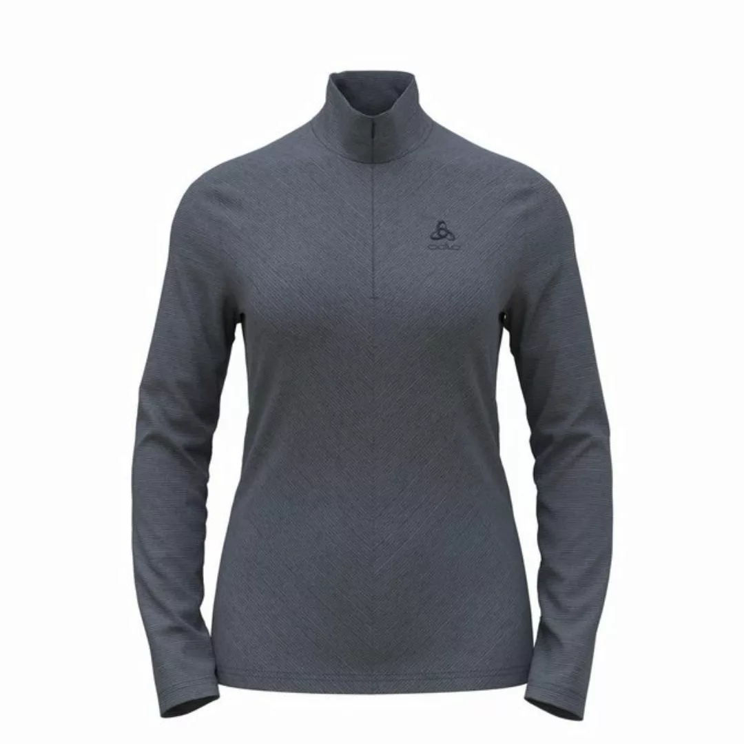 Odlo Langarmshirt Mid layer 1/2 zip ROY folkstone gray - india ink günstig online kaufen