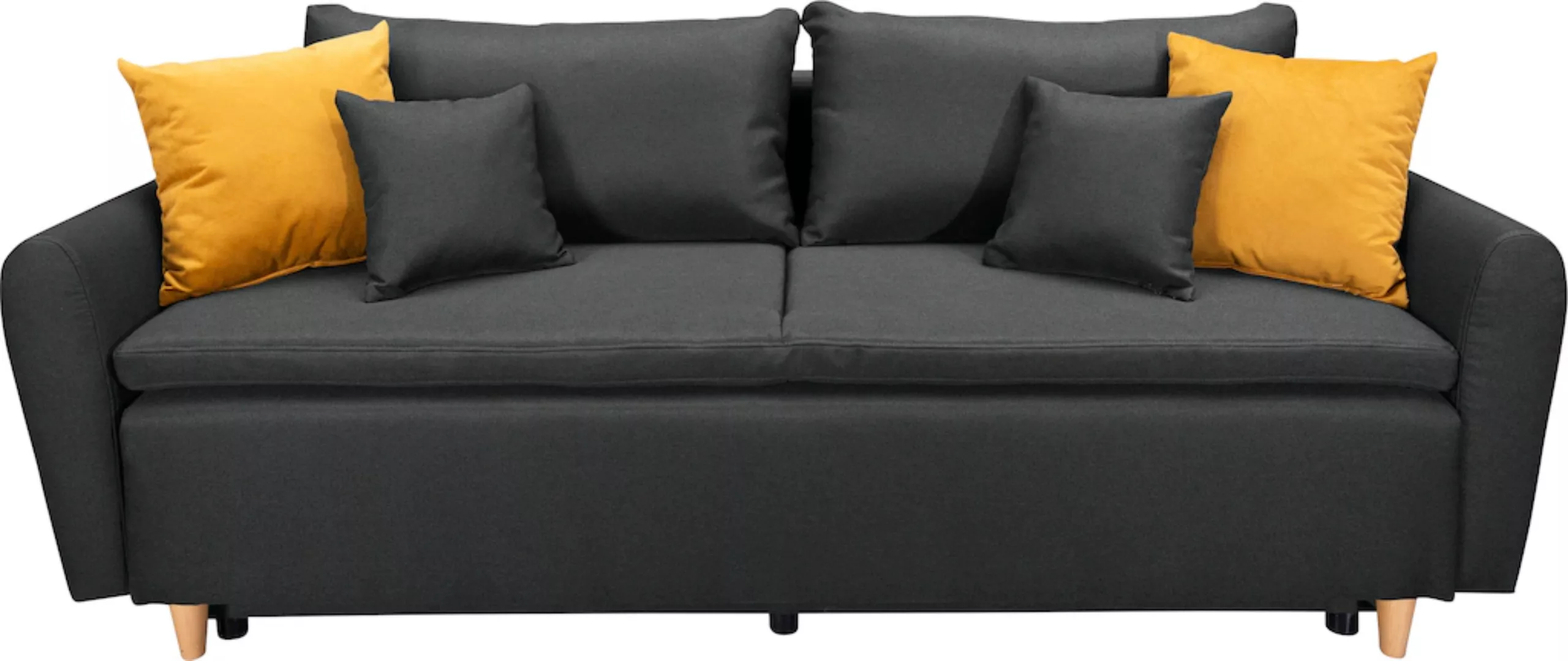 INOSIGN Schlafsofa "Anika", mit Boxspringaufbau, Bettfunktion & Bettkasten, günstig online kaufen