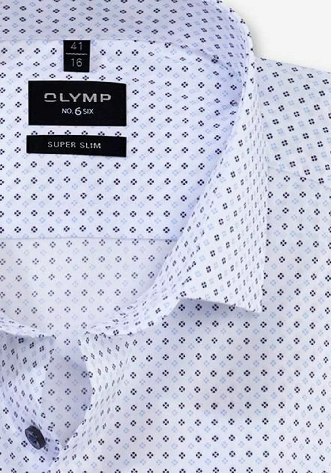 OLYMP Langarmhemd "No. Six super slim" günstig online kaufen