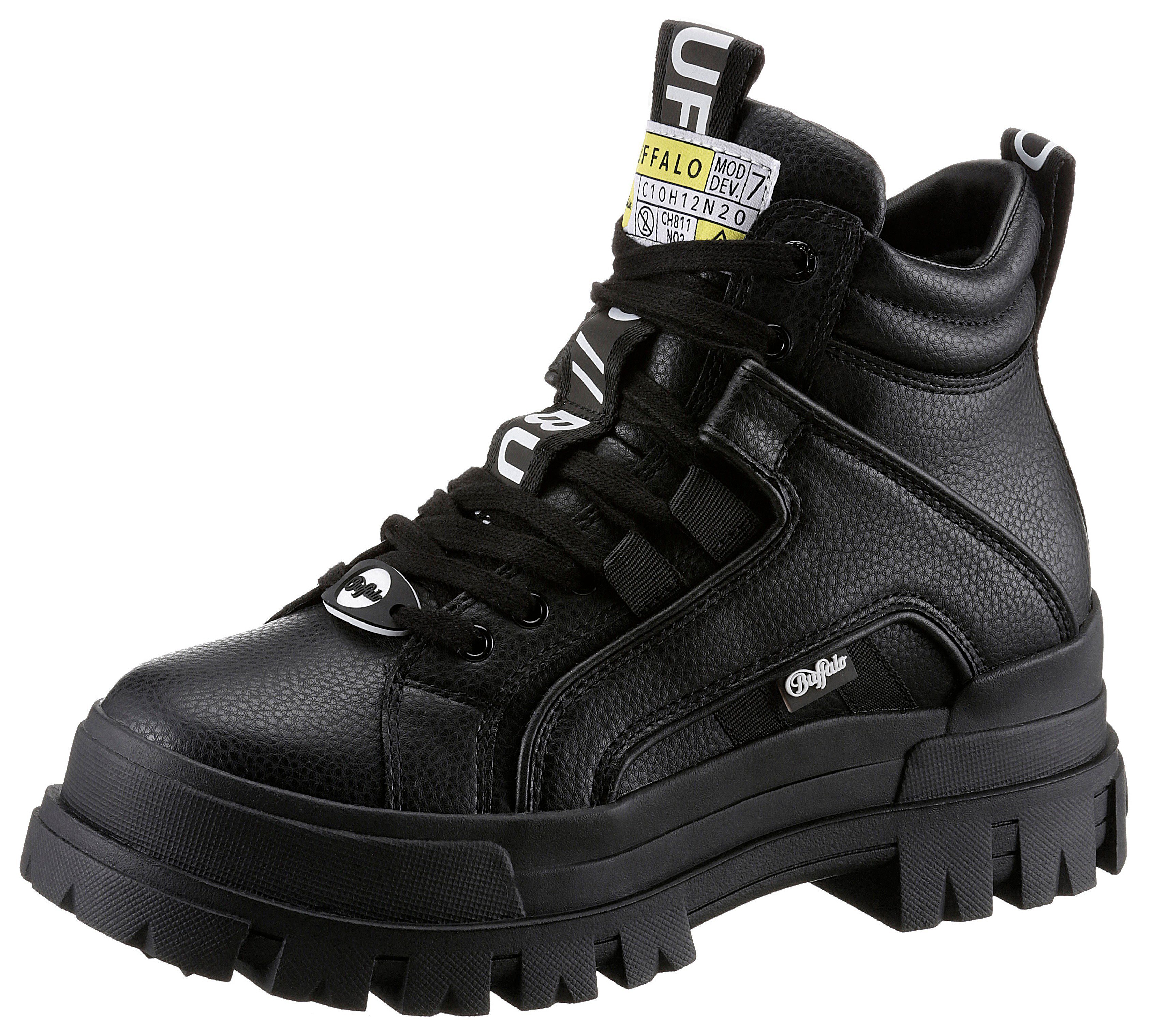Buffalo ASPHA NC MID Schnürboots Schnürstiefelette, günstig online kaufen