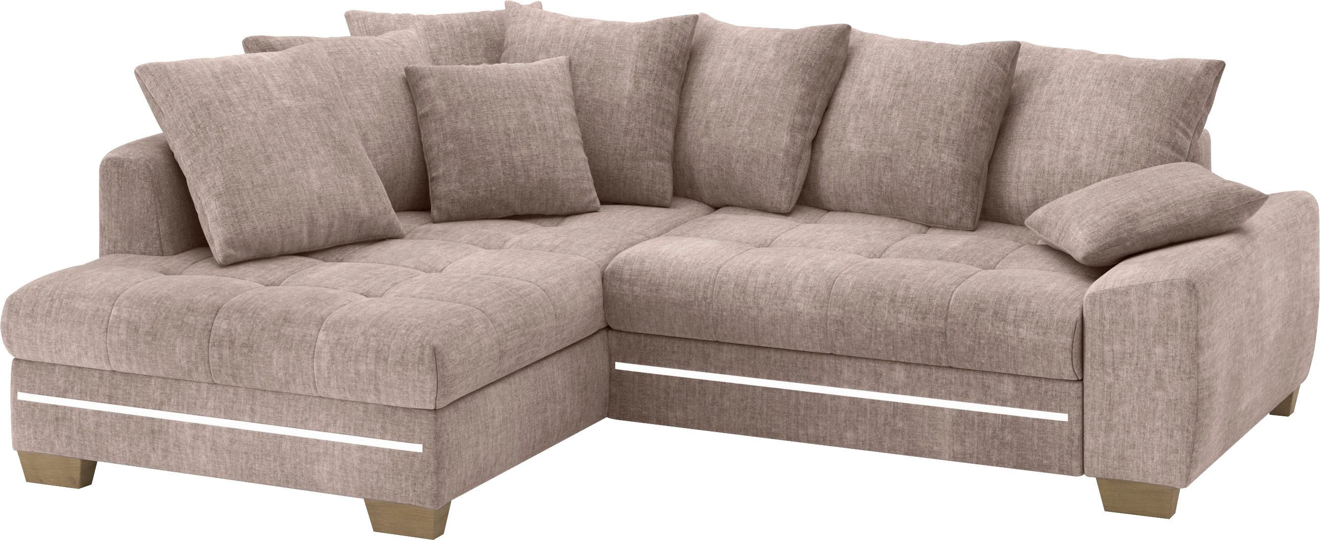 Mr. Couch Ecksofa "Nikita II, L-Form", mit Kaltschaum, RGB-LED Beleuchtung, günstig online kaufen