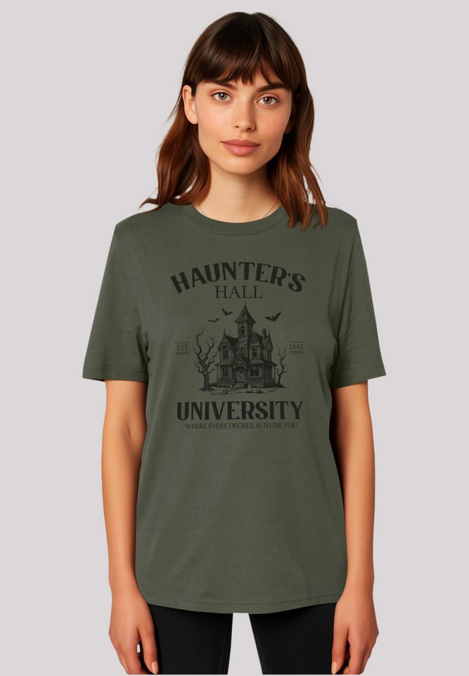 F4NT4STIC T-Shirt Halloween University Haunters hall Premium Qualität, Hall günstig online kaufen