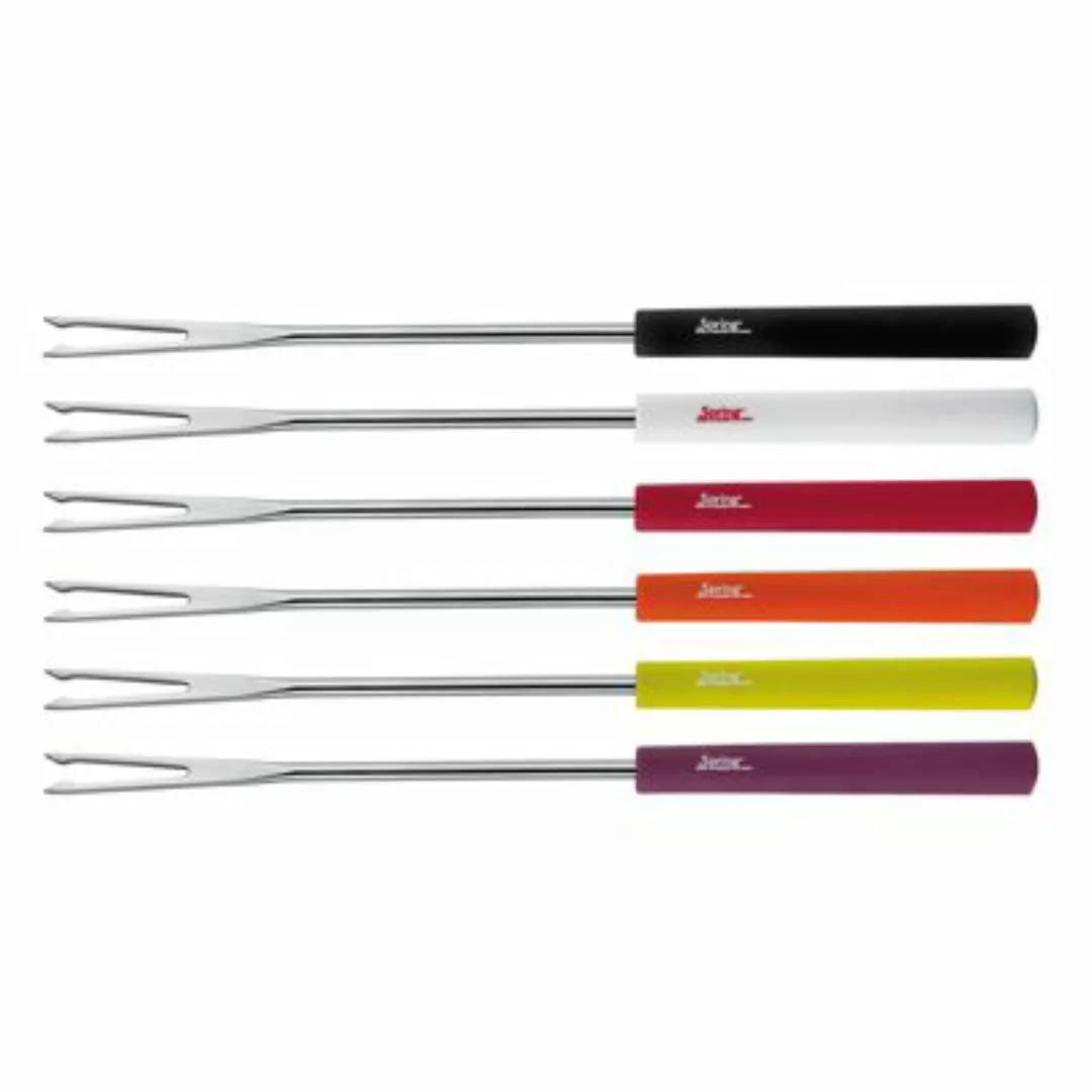 Fleisch-Fondue-Gabeln 6er Set BASIC mehrfarbig günstig online kaufen