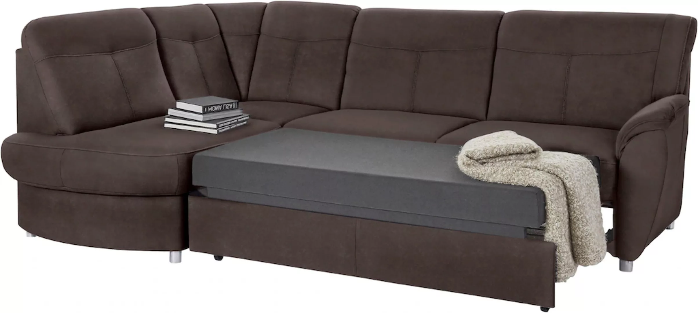 sit&more Ecksofa Sonoma L-Form, wahlweise mit Bettfunktion und Bettkasten günstig online kaufen