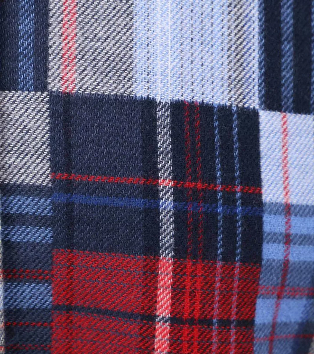 Scotch and Soda Hemd Kariertes Flanell Blau - Größe M günstig online kaufen