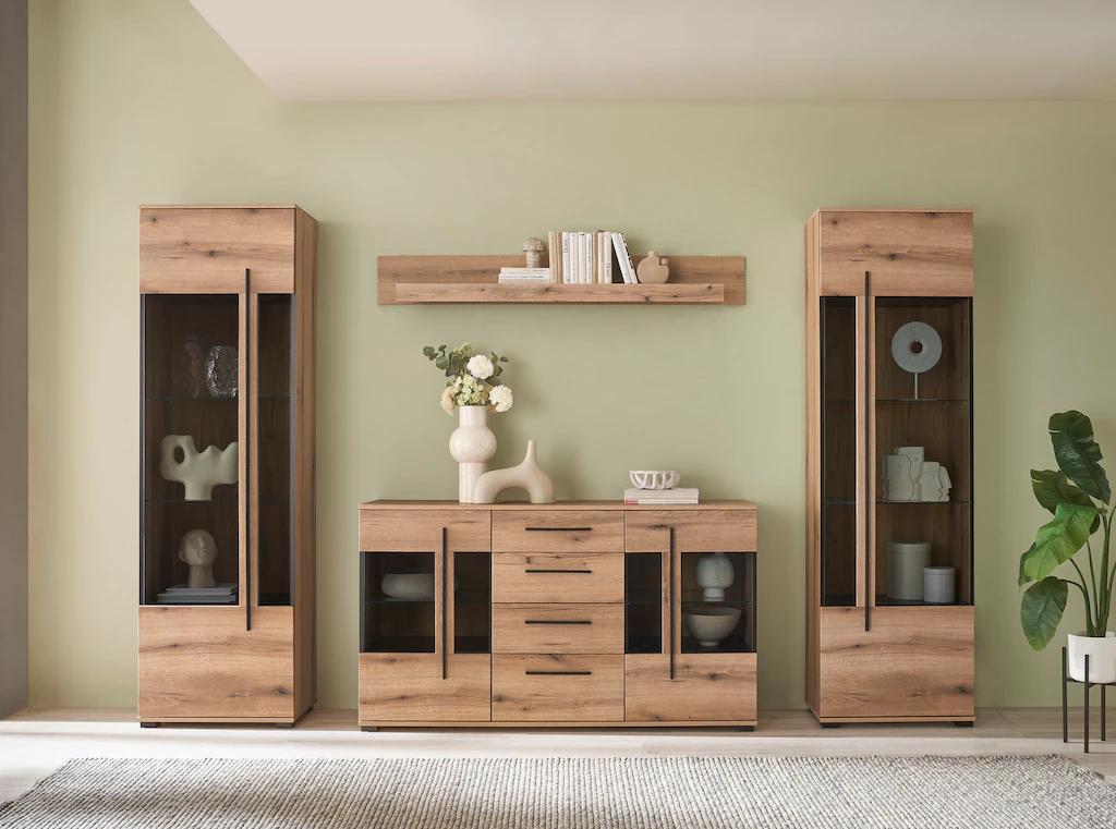 INOSIGN Wohnwand »Cantara«, (Set), enthält zwei Vitrinen, ein Sideboard und günstig online kaufen