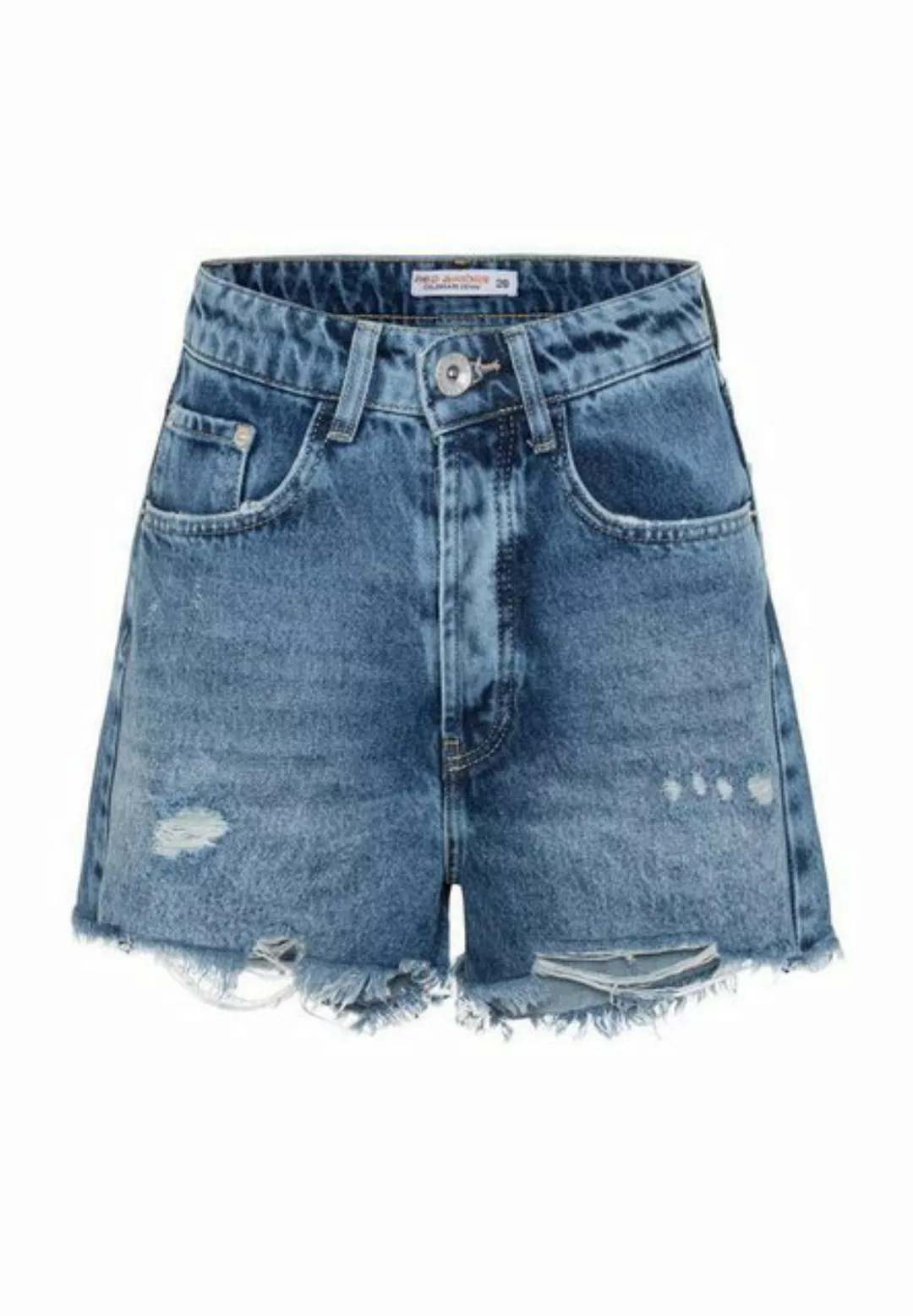 RedBridge Jeanshotpants Red Bridge Damen Jeans Shorts kurze Hose Frayed Hot günstig online kaufen