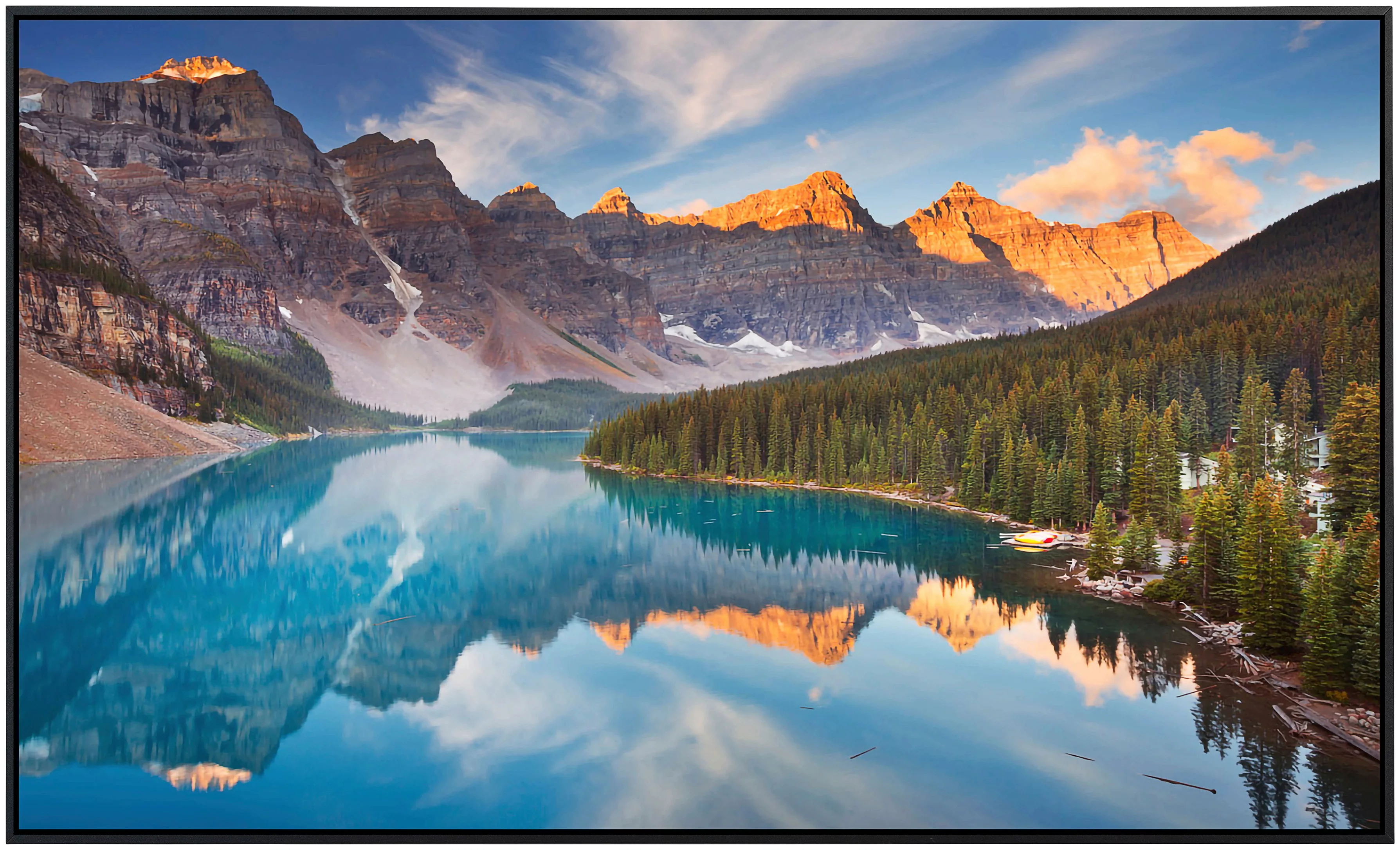 Papermoon Infrarotheizung »Moraine Lake Rocky Mountains«, sehr angenehme St günstig online kaufen