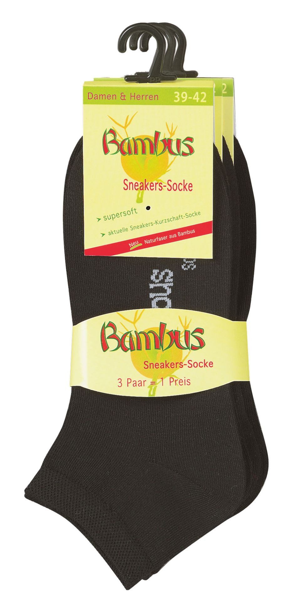 Wowerat Sneakersocken 3 Paar Bambus-Sneakersocken, weiche günstig online kaufen