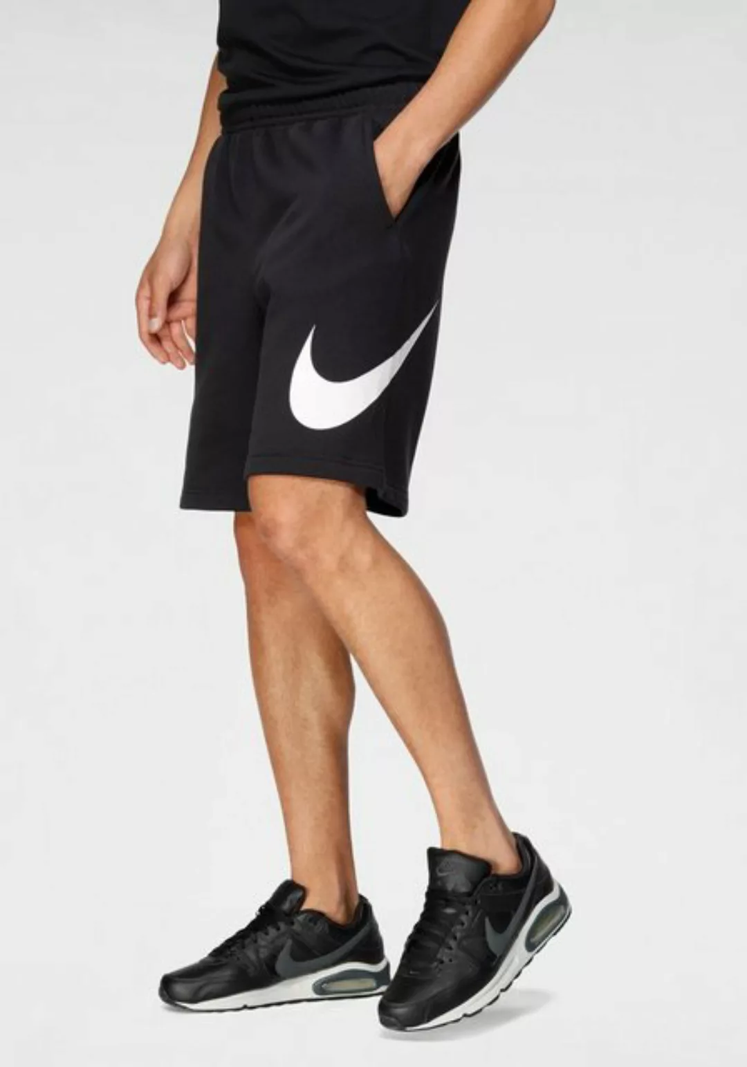 Nike Sportswear Club Graphic Shorts Hosen 2XL Black / White / White günstig online kaufen