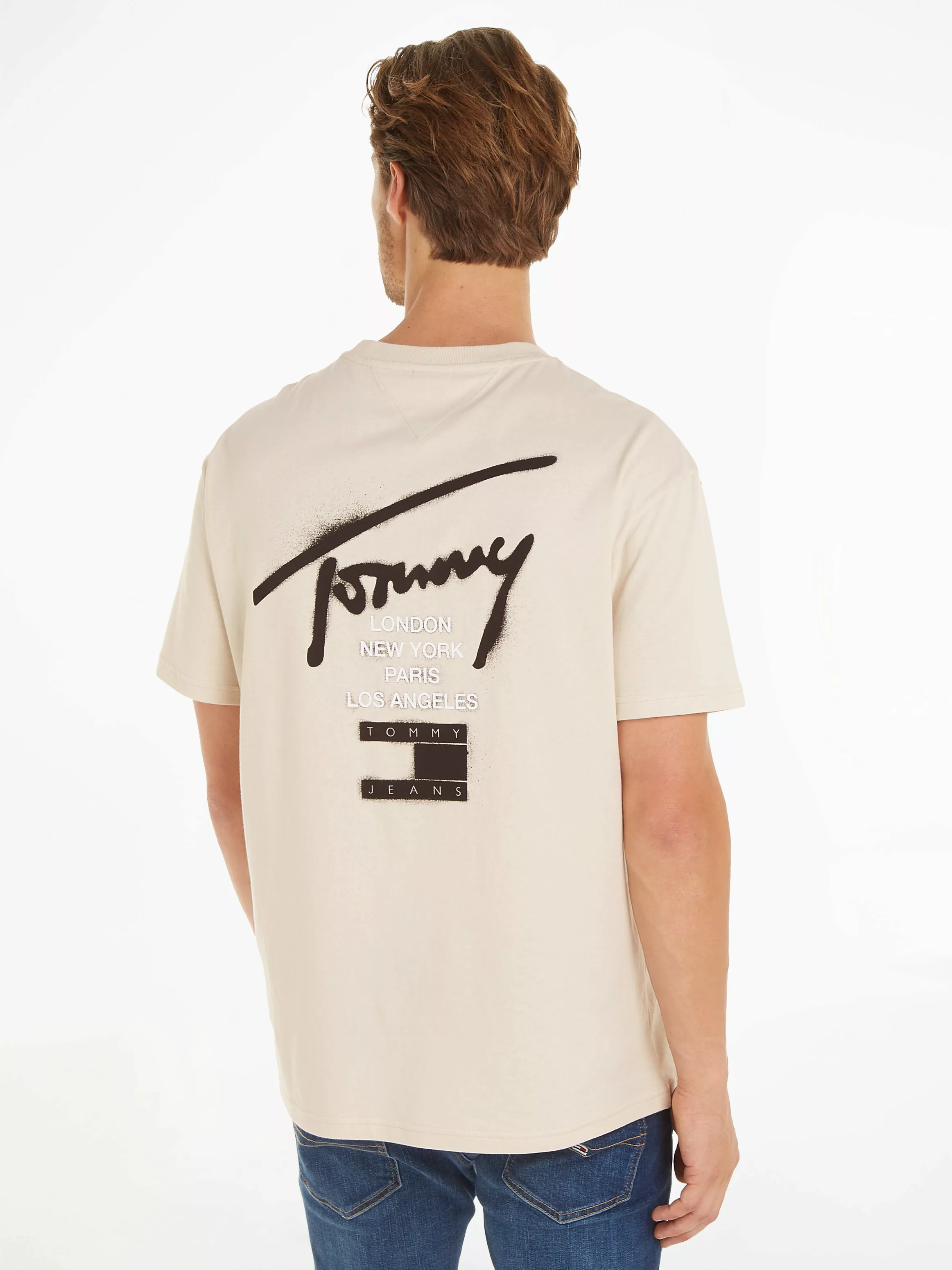 Tommy Jeans T-Shirt TJM REG GRAFFITI SIG TEE EXT mit Logoschriftzug günstig online kaufen