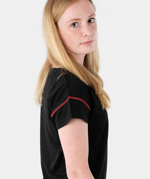 Damen Overcut Shoulders T-shirt Aus Reiner Bio-baumwolle günstig online kaufen