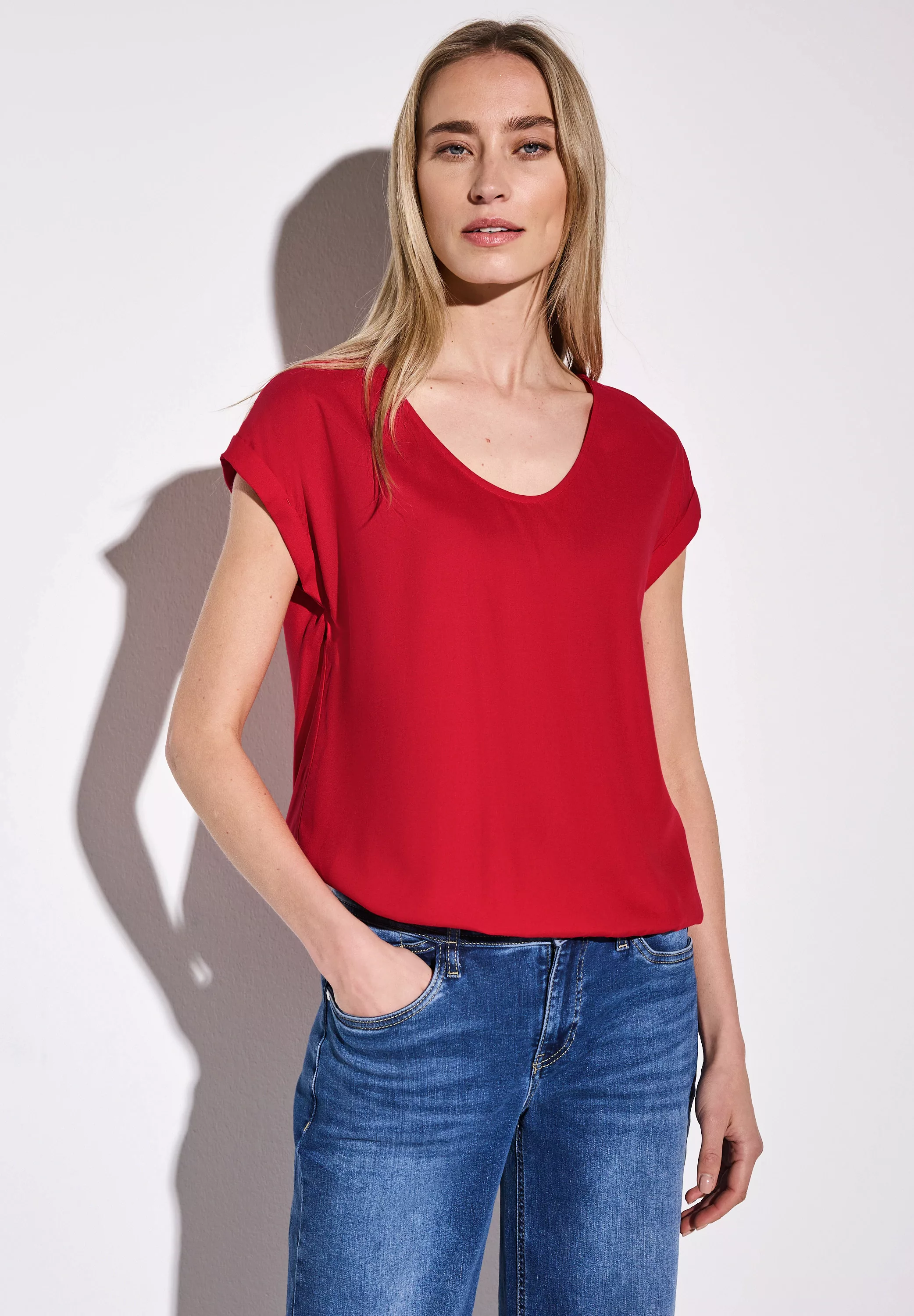 STREET ONE Hemdbluse, aus softer Viskose günstig online kaufen