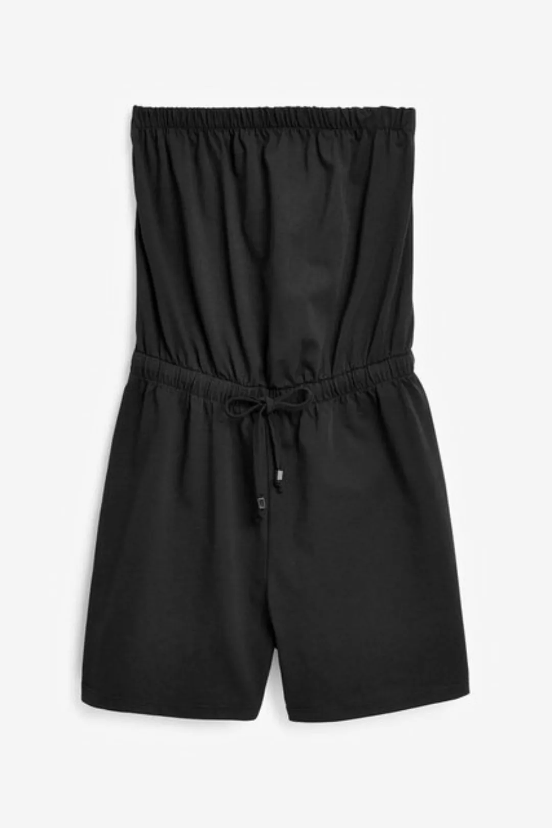 Next Playsuit Trägerloser geraffter Overall aus 100 % Baumwolle (1-tlg) günstig online kaufen